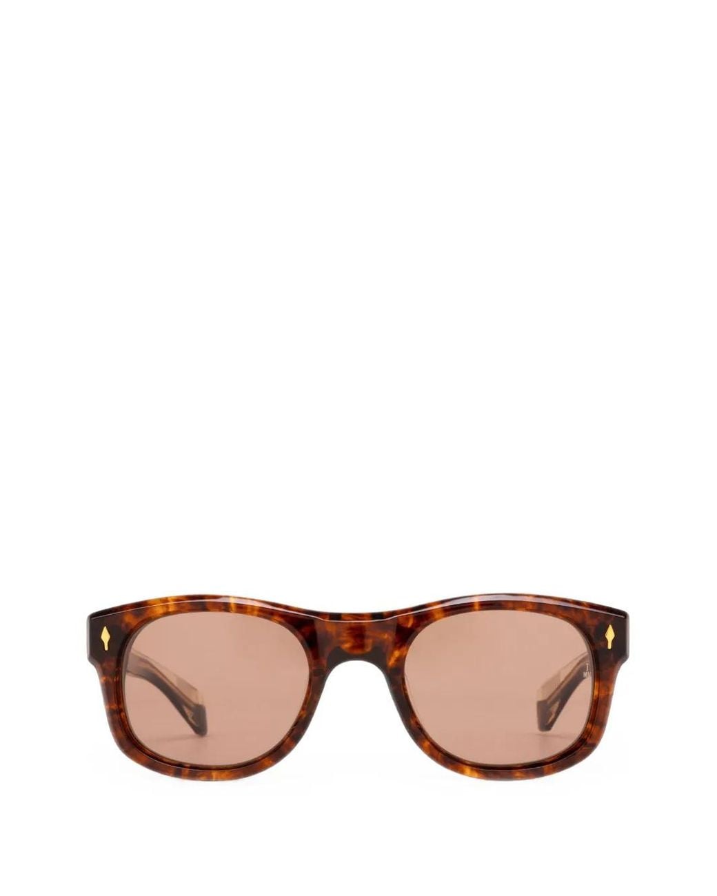 Jacques Marie Mage Pink Amilcar Square-Frame Sunglasses