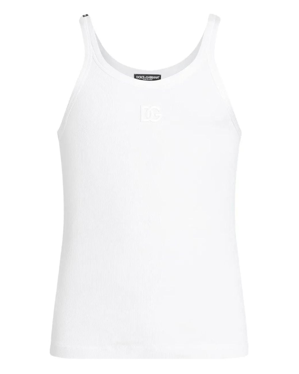 Dolce & Gabbana White Dolce & Gabbana Top for men