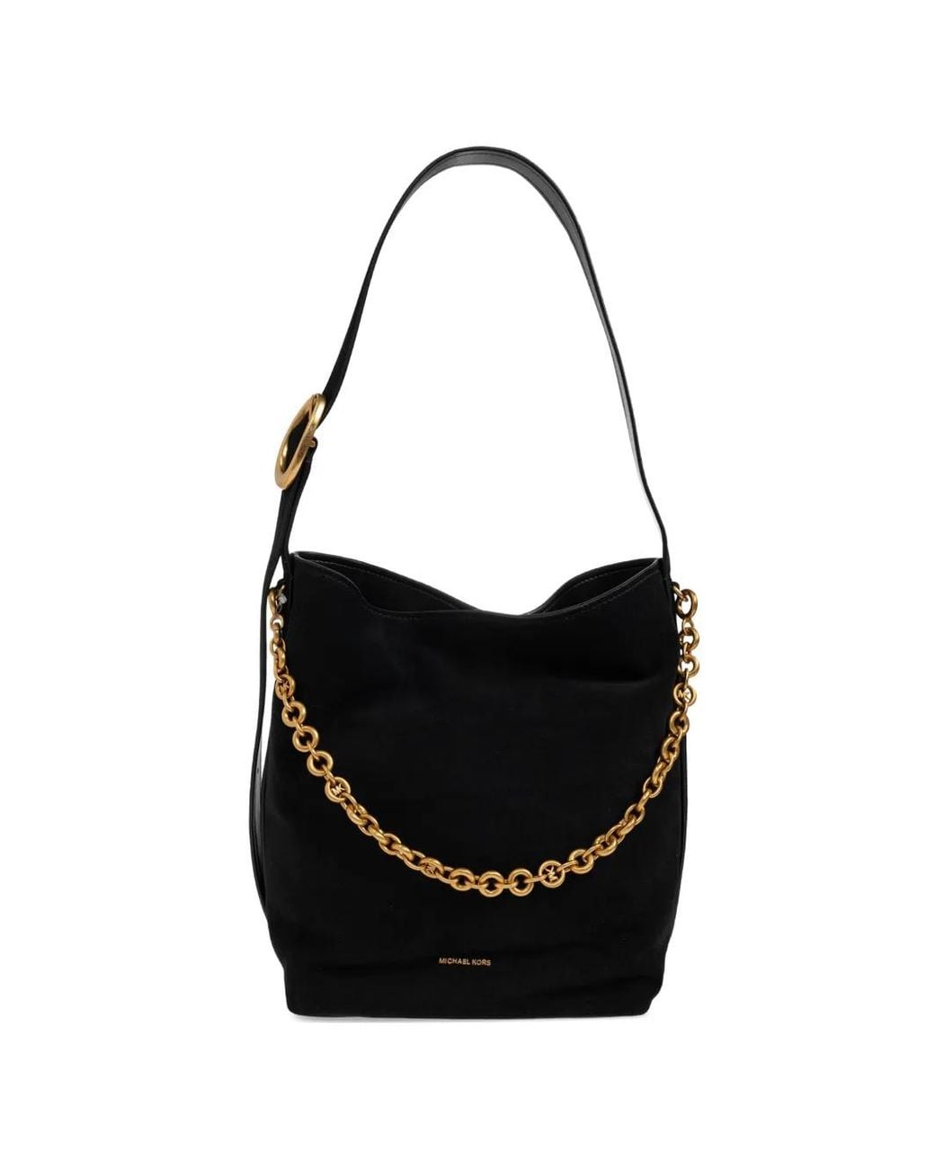 MICHAEL Michael Kors Black Sac Porté Épaule Nolita En Cuir À Détail De Chaîne