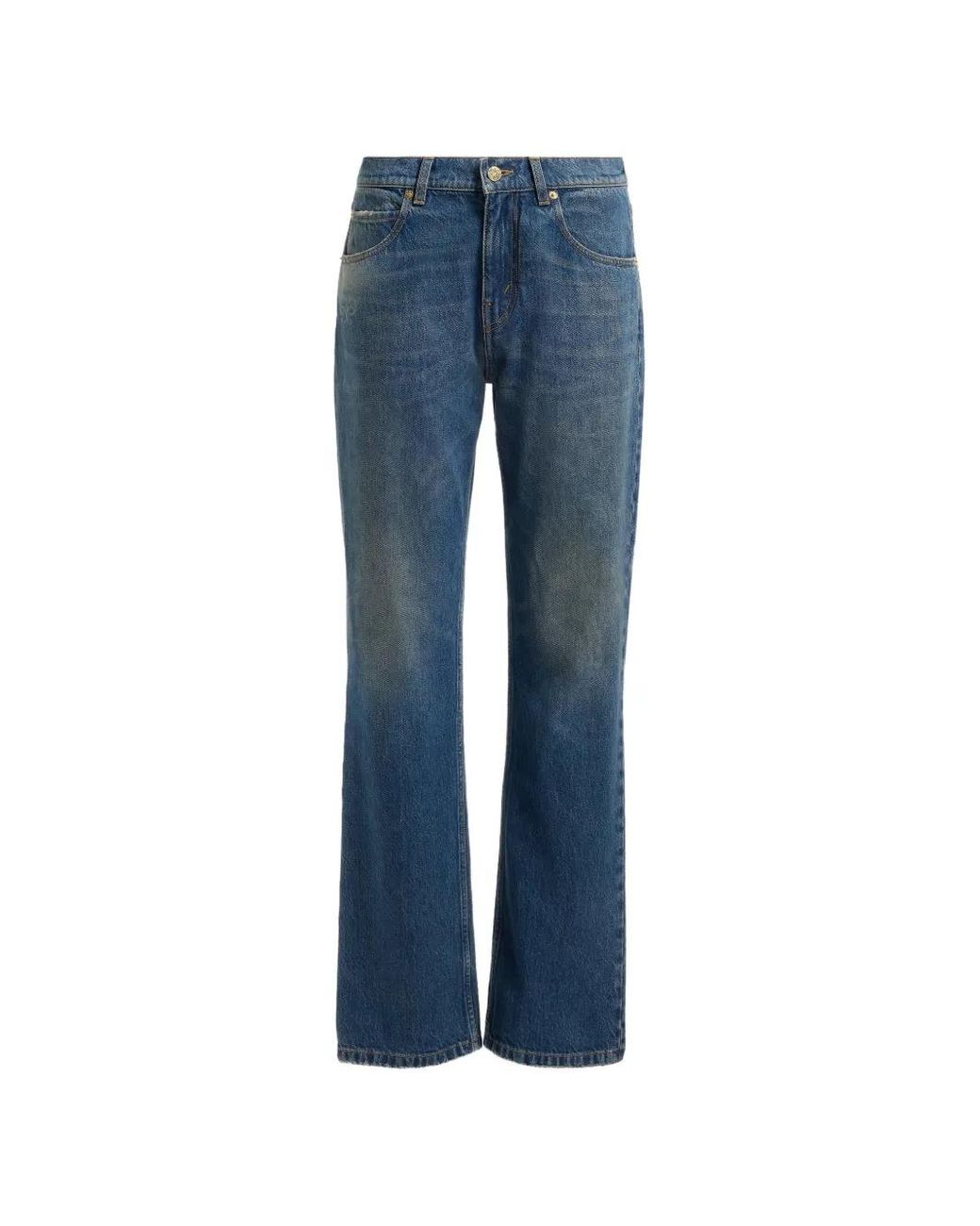 Vaqueros Rectos Elie Saab de color Blue
