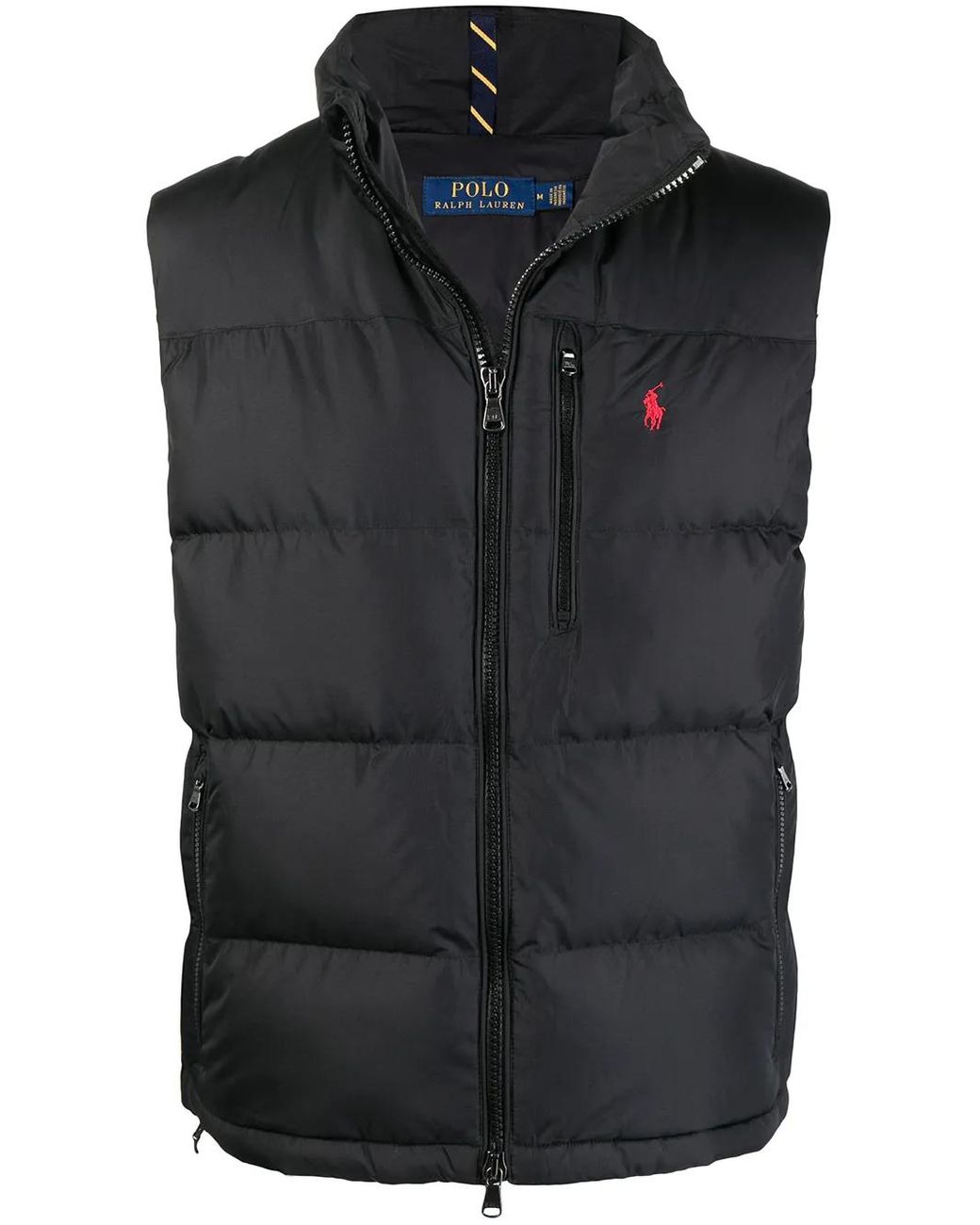 Polo Ralph Lauren Black Water-repellent Down Gilet for men