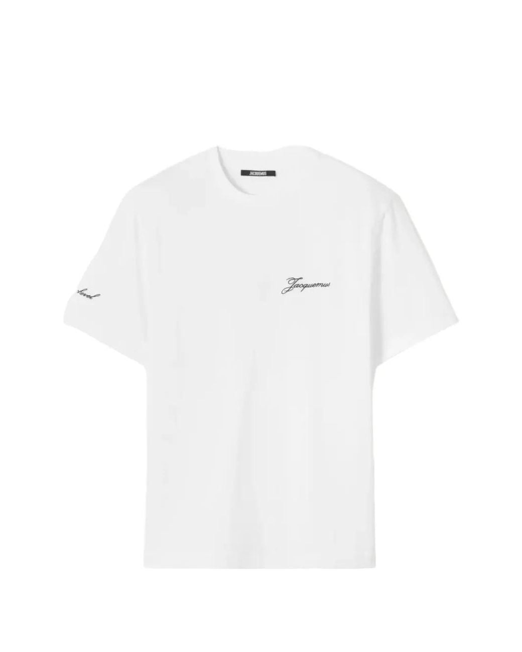 Jacquemus White Graphic-Print Courchevel T-Shirt