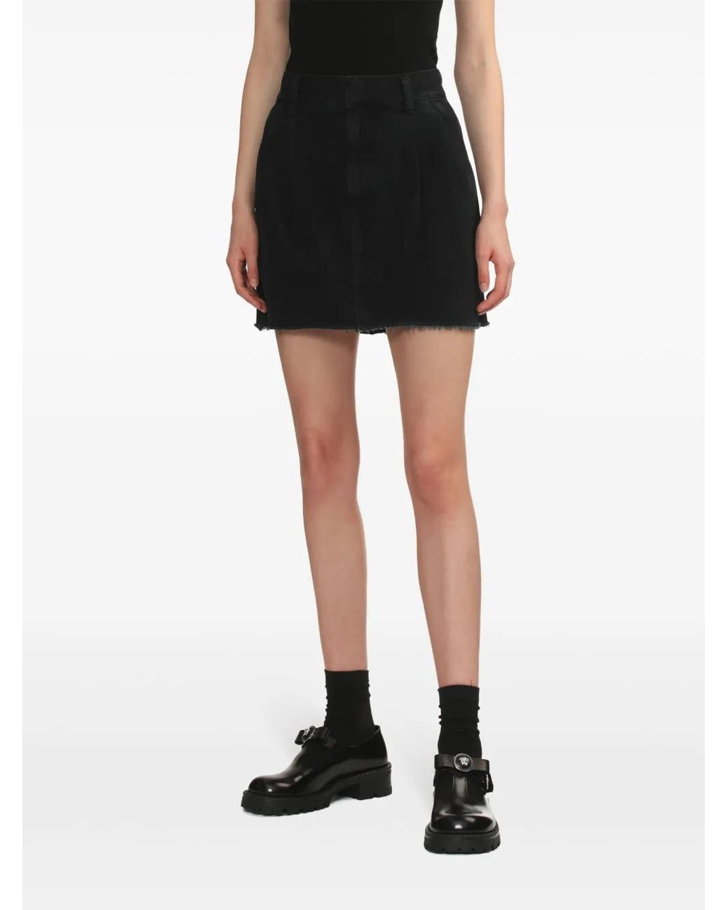Agolde Black Becker Skirt