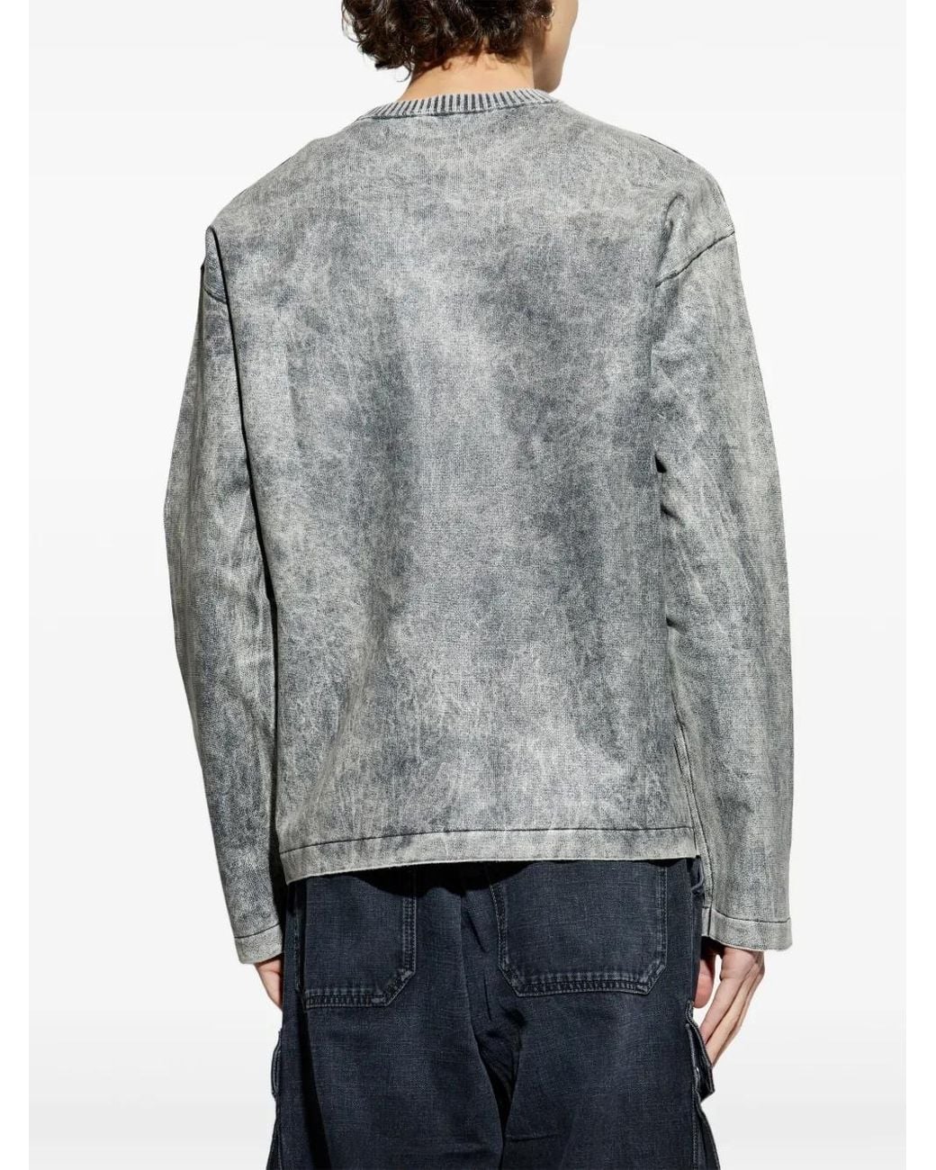 DIESEL Gray K-Brutus" Jersey for men