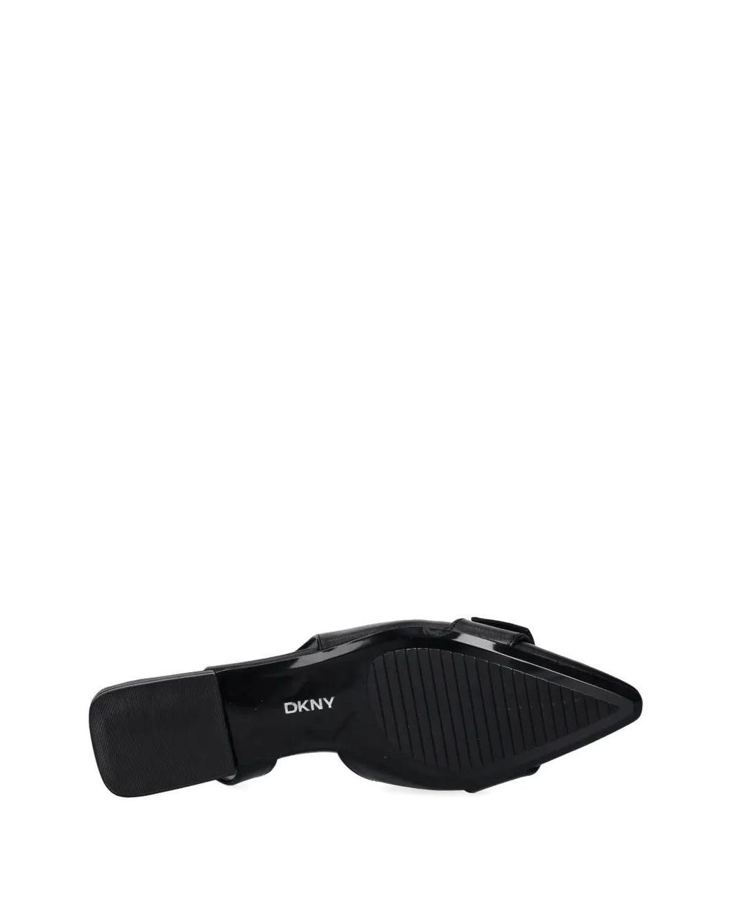 DKNY Black Buckle Sling Back Ballet Flats