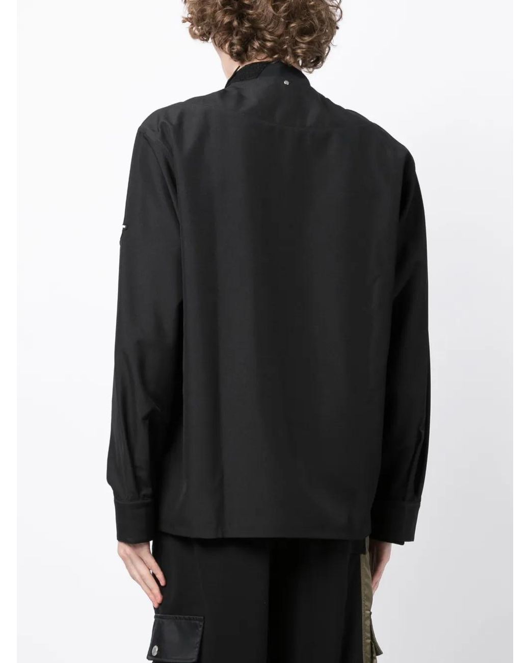 OAMC Black Rapid Logo-Print Shirt for men