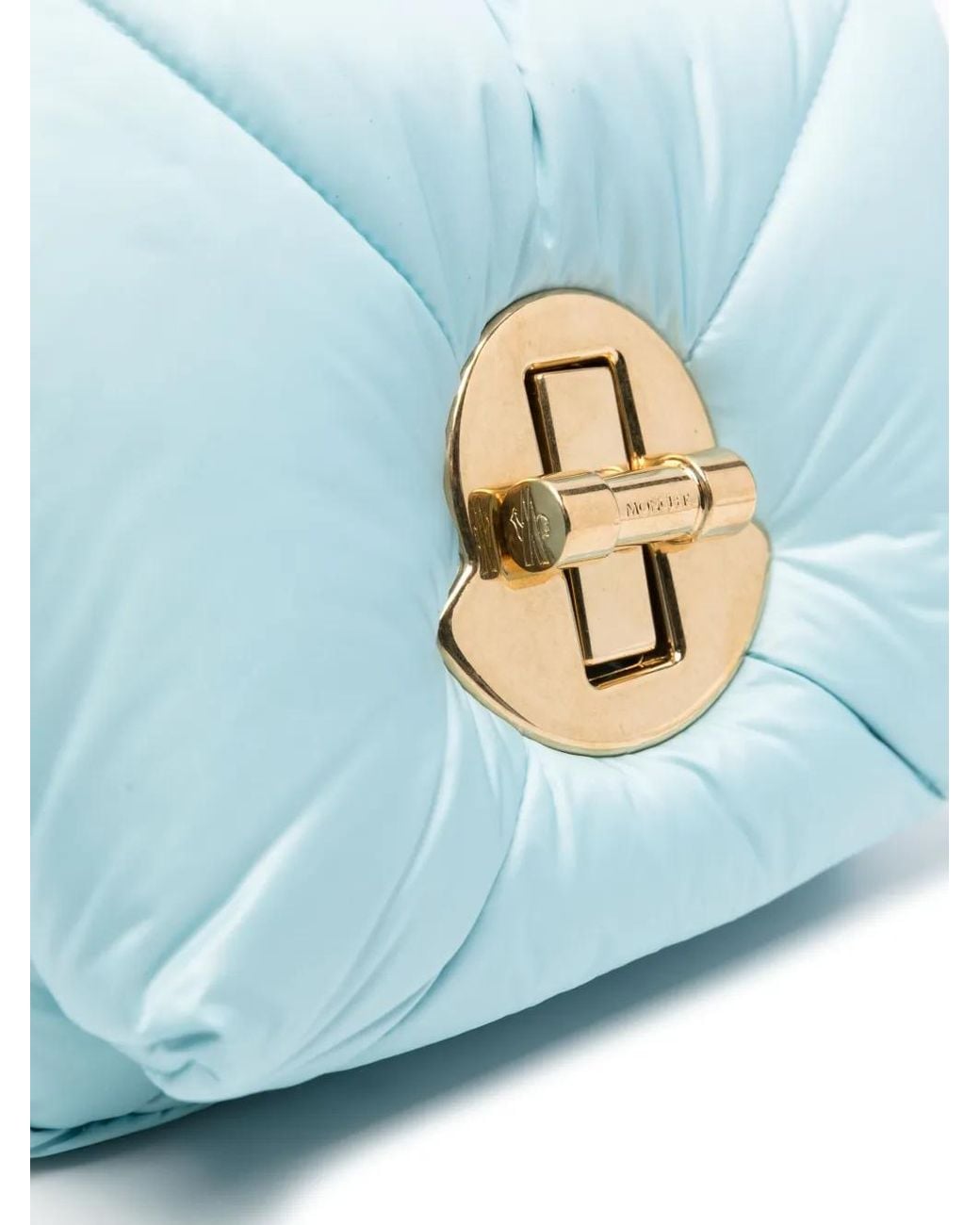 Moncler Blue Mini Puf Cross Body Bag
