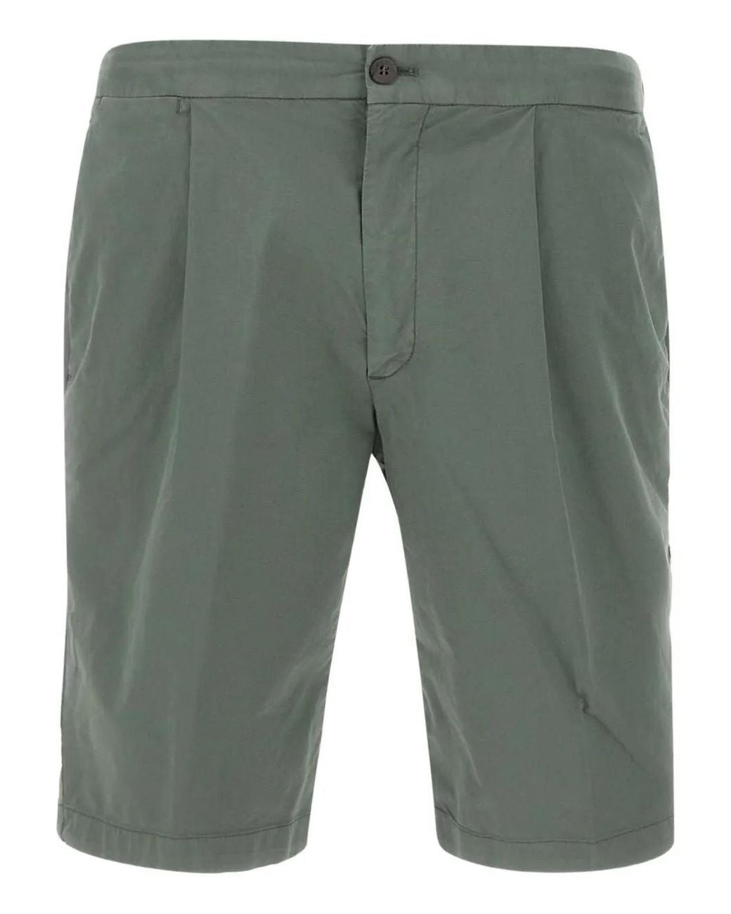 Devore Geplooide Shorts in het Gray voor heren