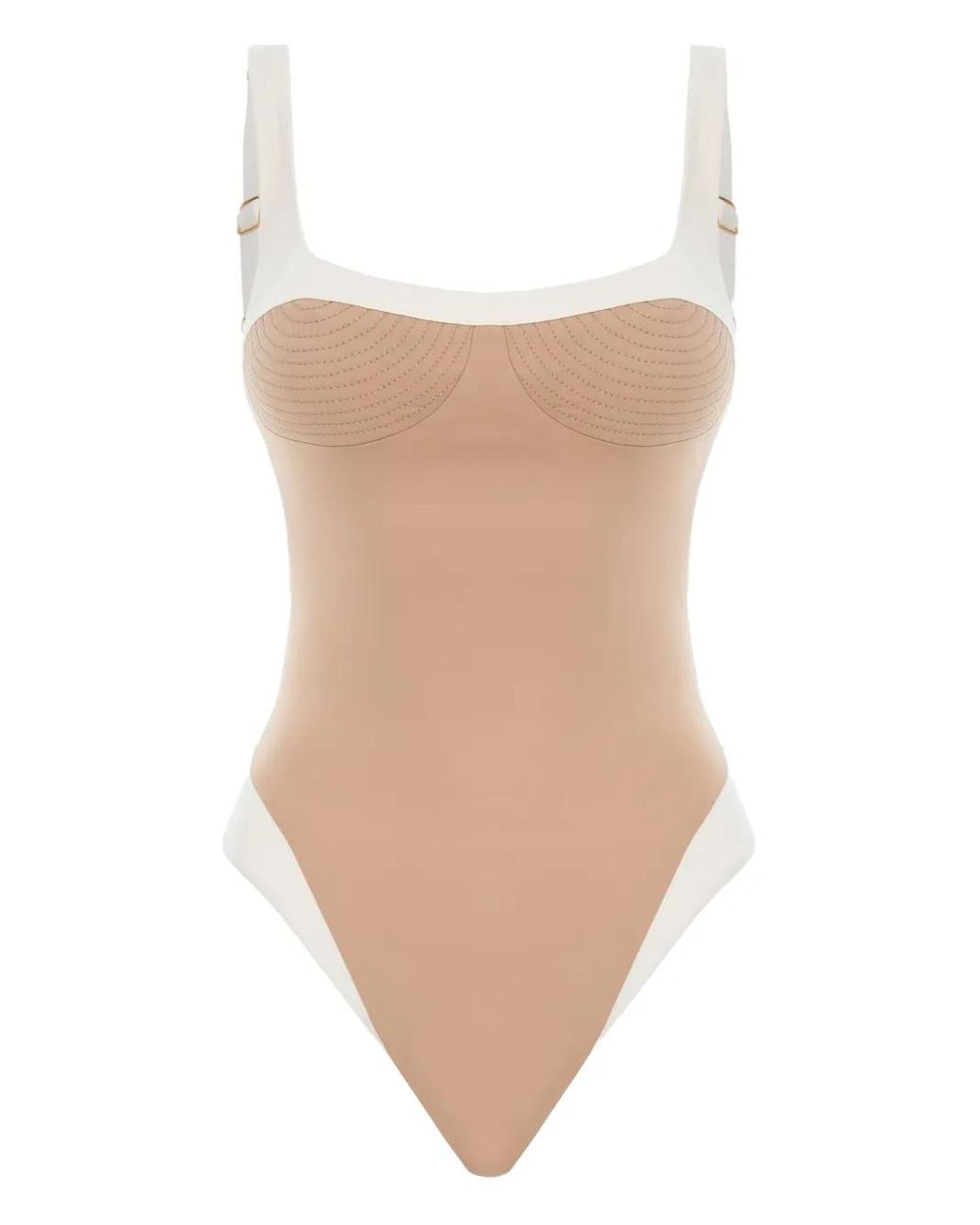 Noire Swimwear White Adele Swimsuit