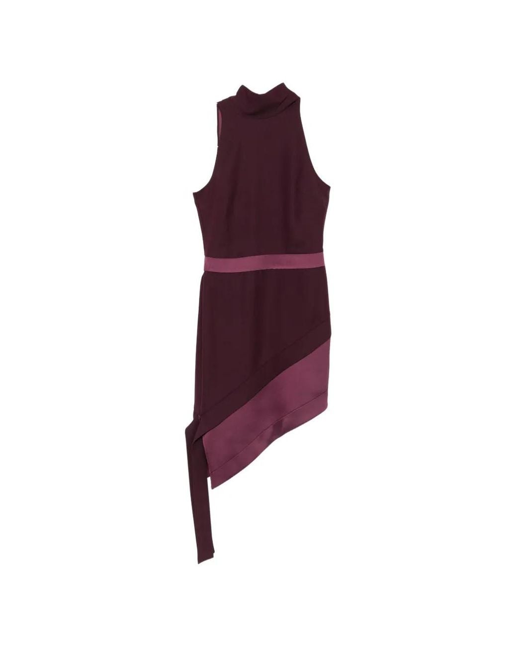 Carla G Purple Crystal-Embellished Bouclé-Knit Dress
