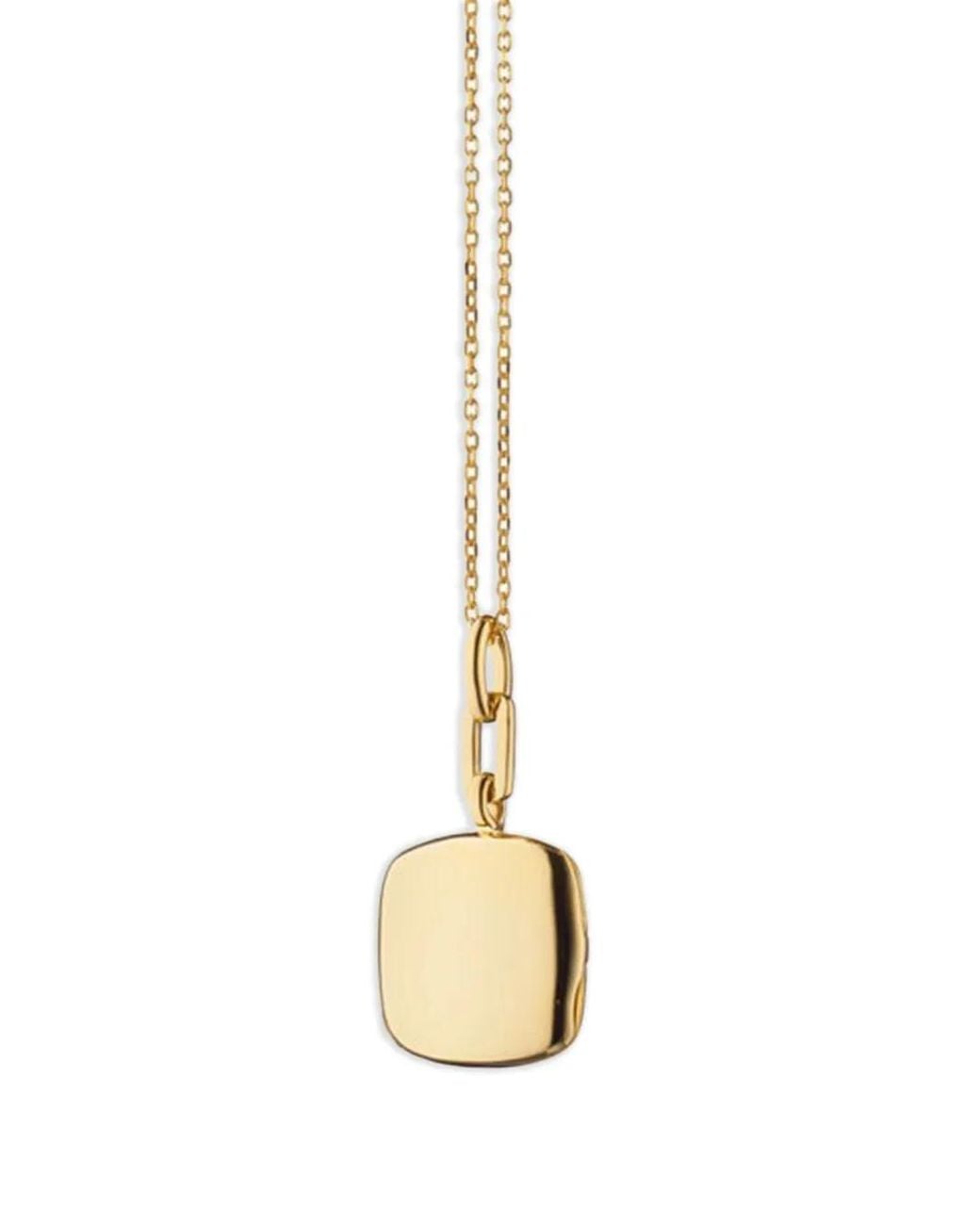 Monica Rich Kosann Metallic 18Kt Viv Locket Necklace