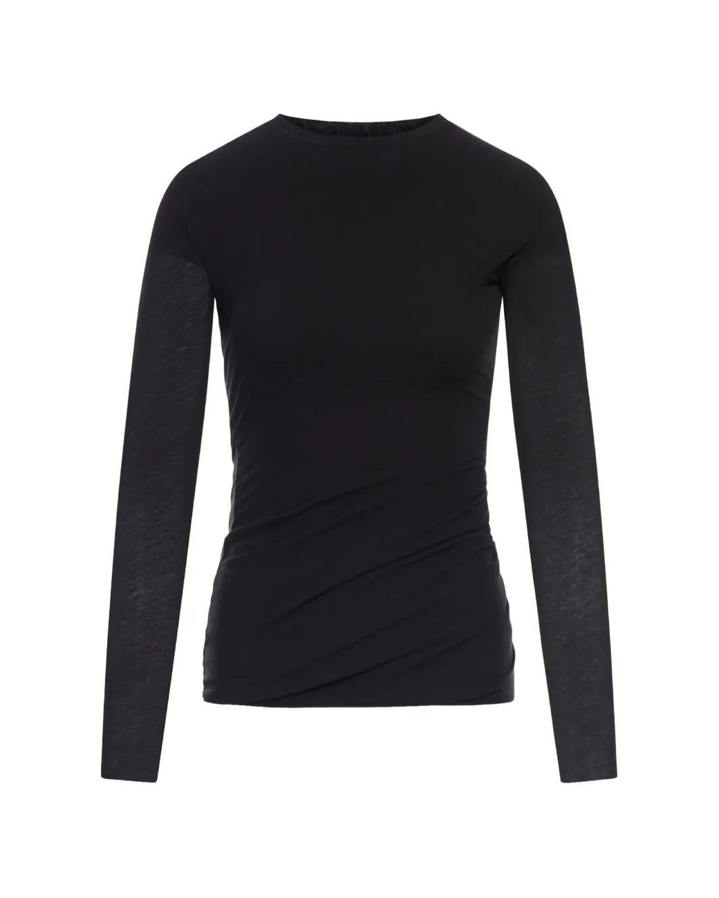 Jil Sander Black Long-Sleeved Top