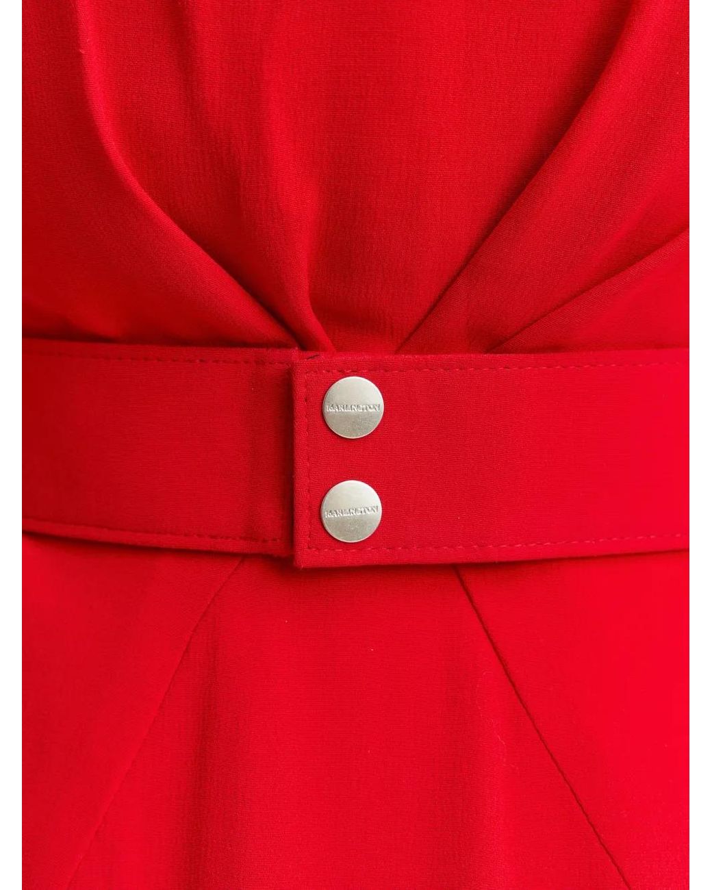 16Arlington Red Aeta Strapless-Belted Maxi Dress