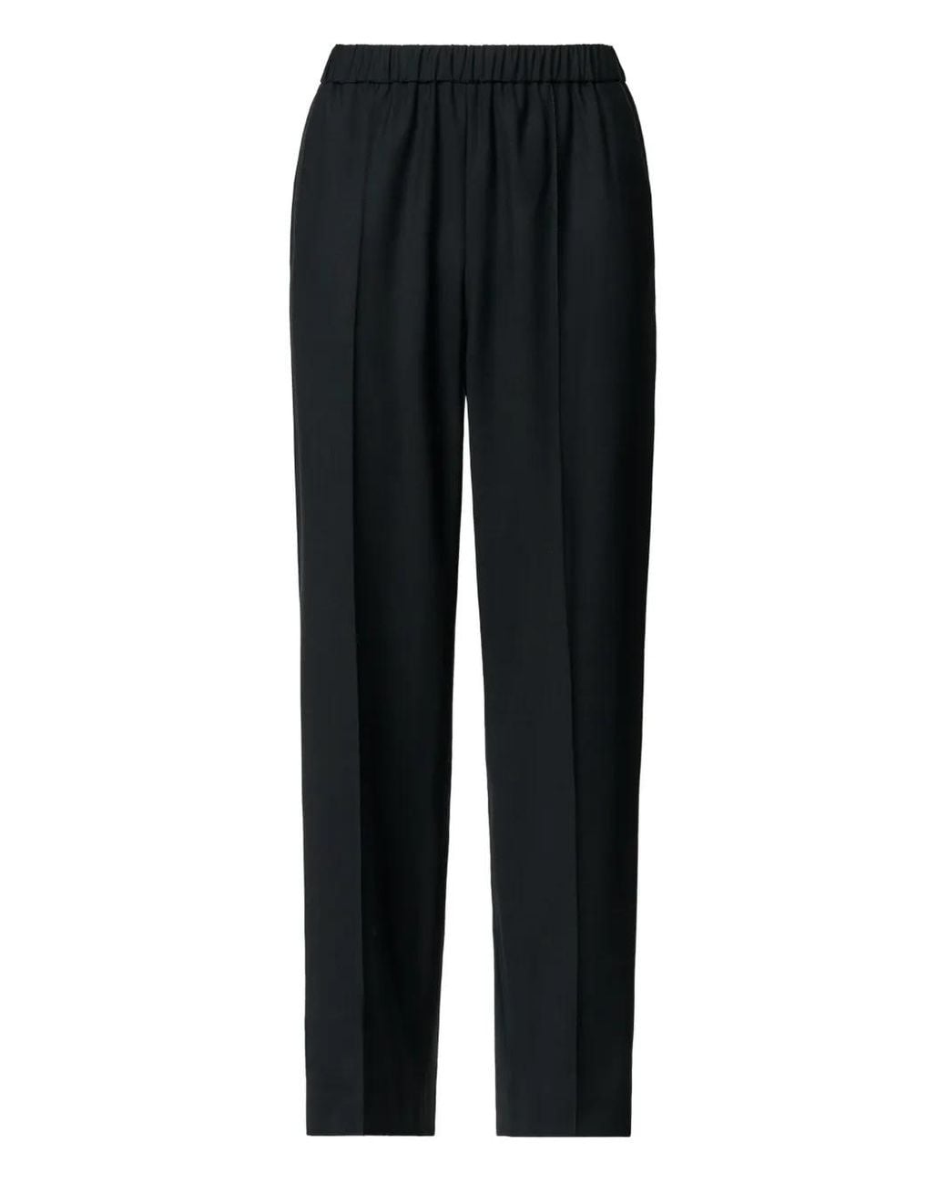 Fabiana Filippi Black Elasticated-Waistband Trousers