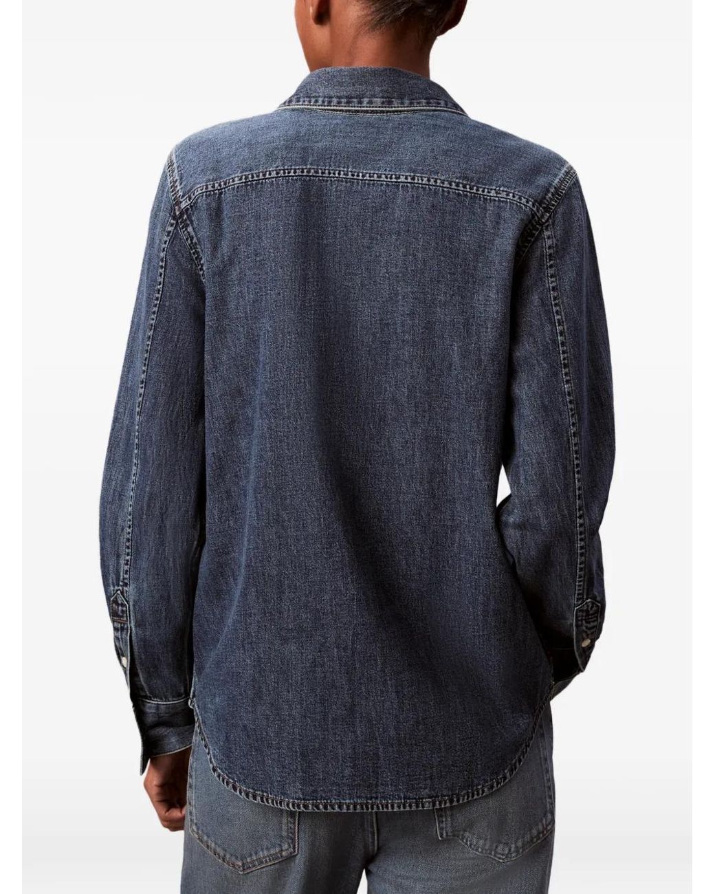 Calvin Klein Blue Buttoned Shirt