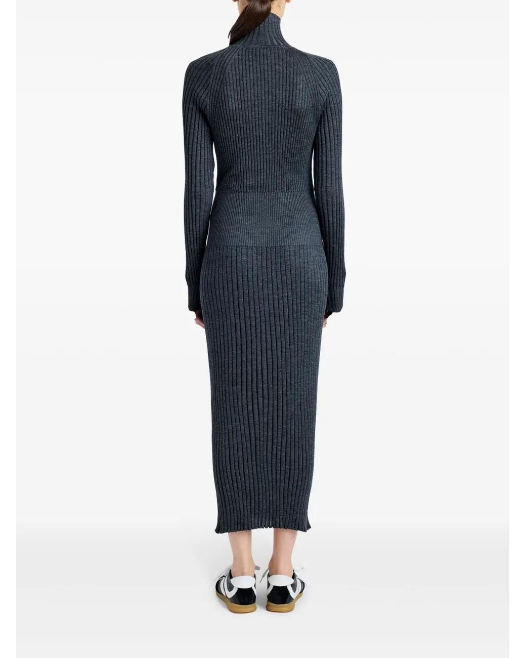 Proenza Schouler Blue Maeve Midi Dress