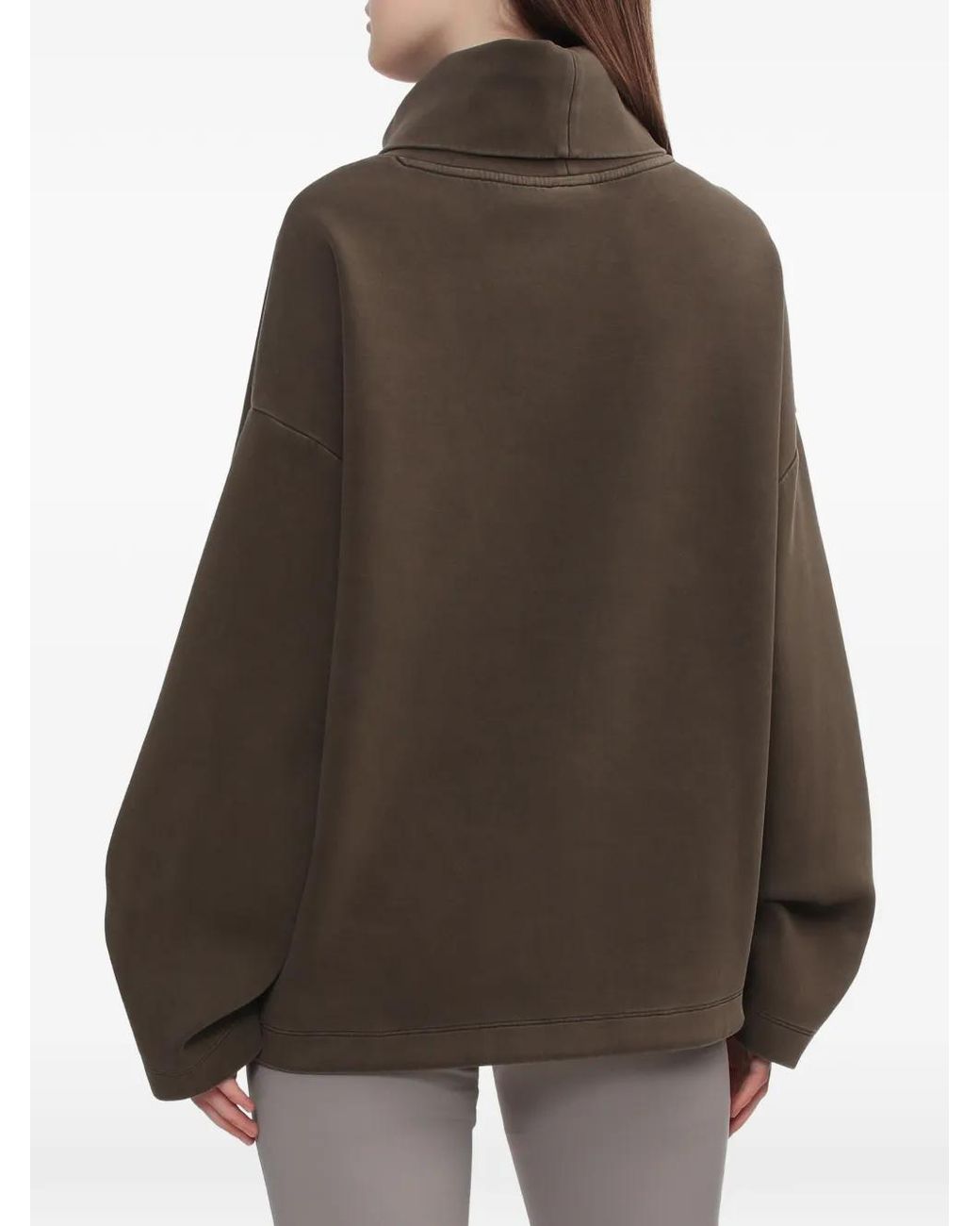 A Bathing Ape Brown Turtleneck Sweatshirt