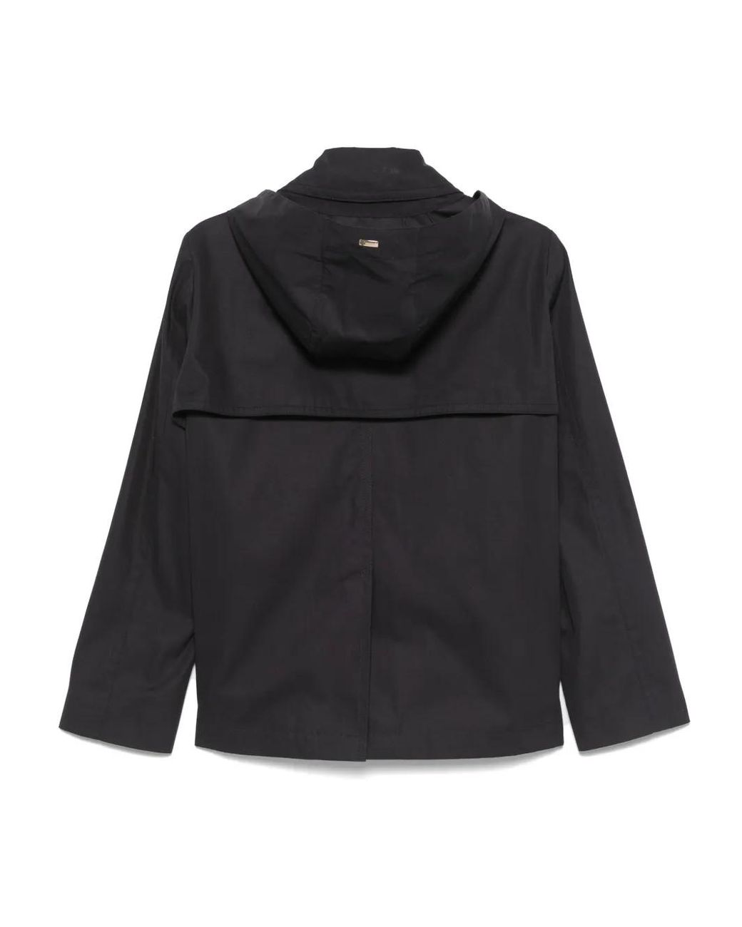 Herno Black Hooded Jacket