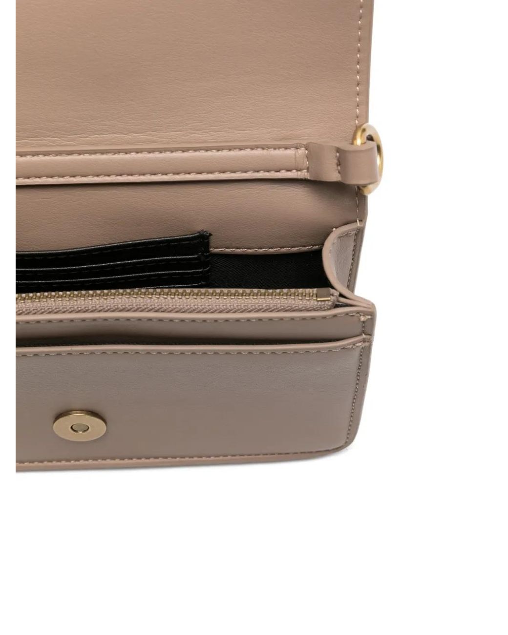 Just Cavalli Brown Snake-Detail Belt Bag