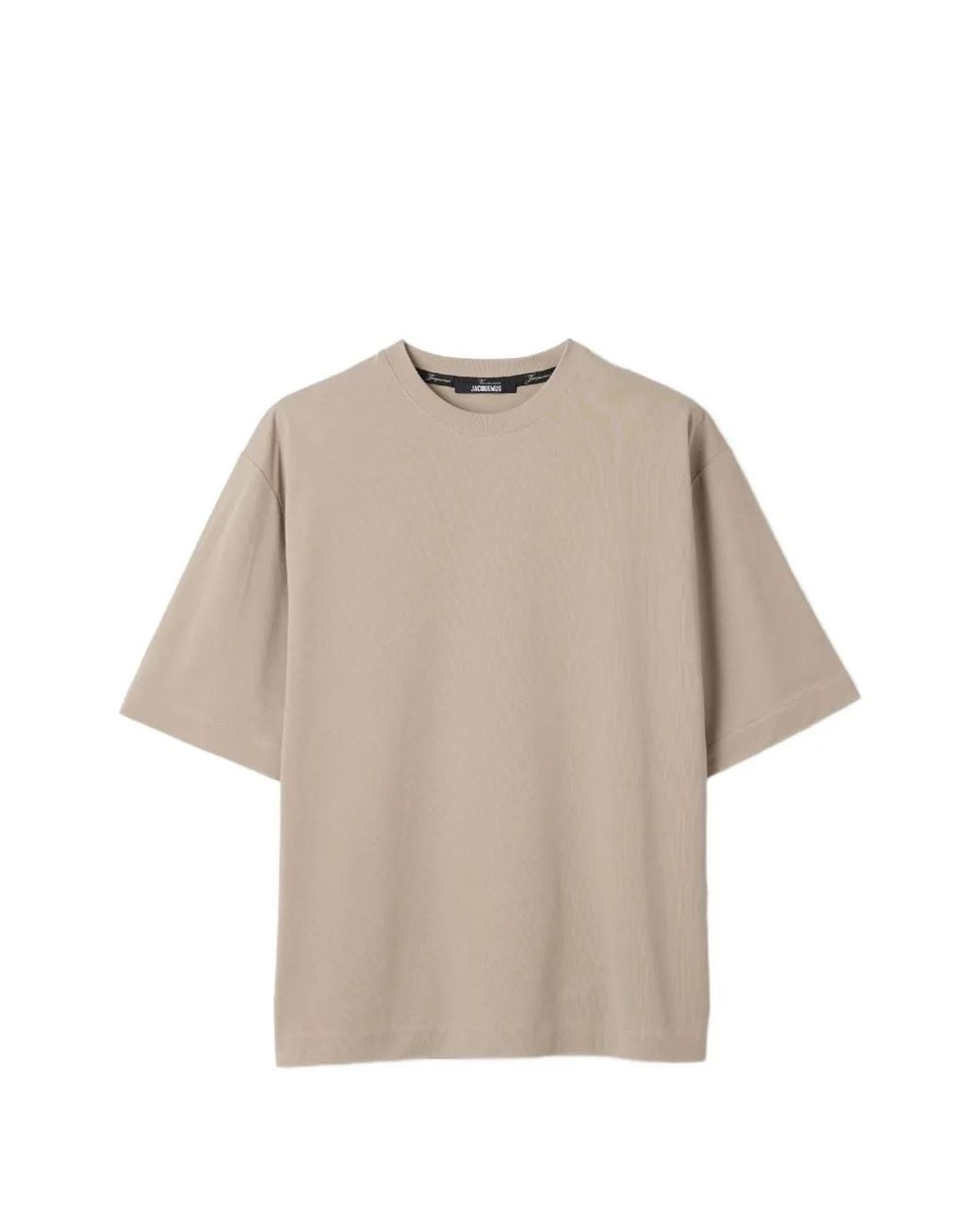 Jacquemus Natural The Rond Carré Short-Sleeve T-Shirt for men