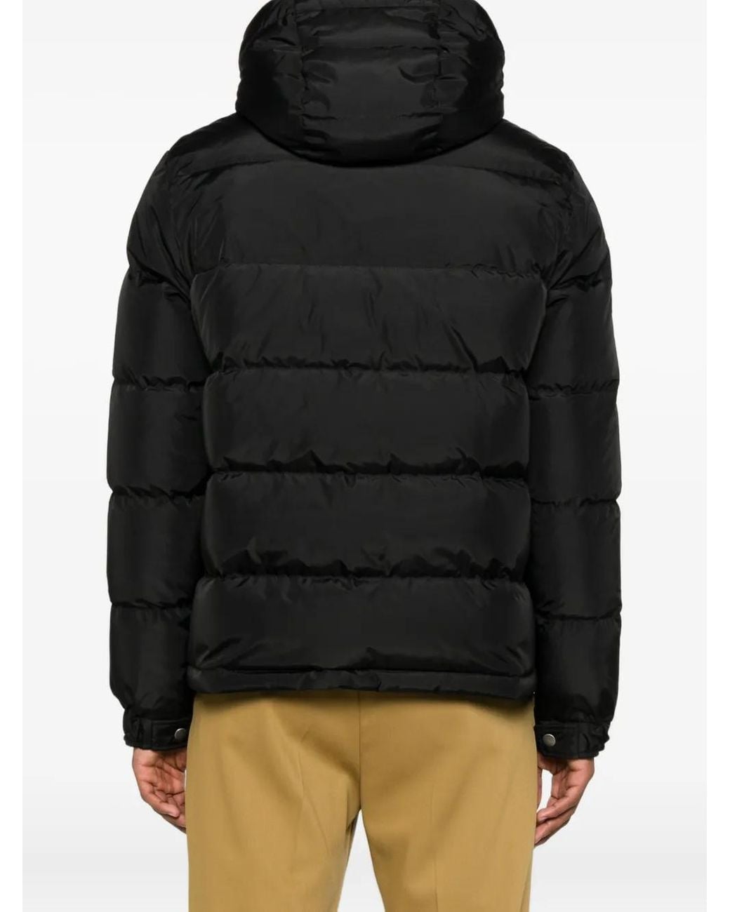 Valentino Garavani Black Quilted Hooded Jacket for men
