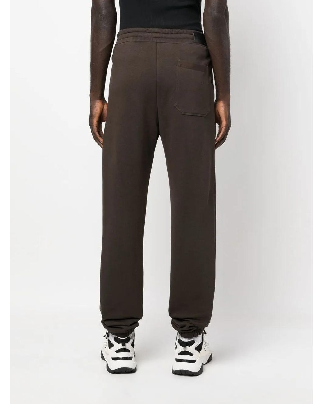 Amiri Gray Logo-Embroidered Track Pants for men