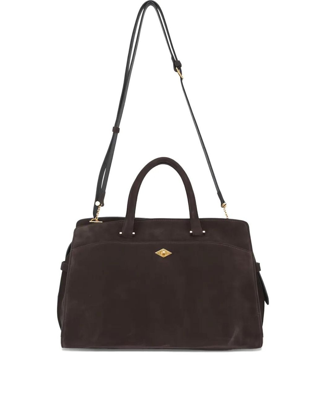 Metier Black Top Handle Tote Bag