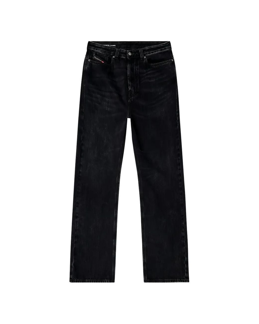 DIESEL Black 1980 D-Eeper Faded Jeans for men