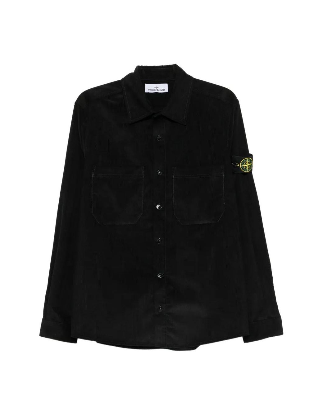 Stone Island Black Cotton Shirt for men