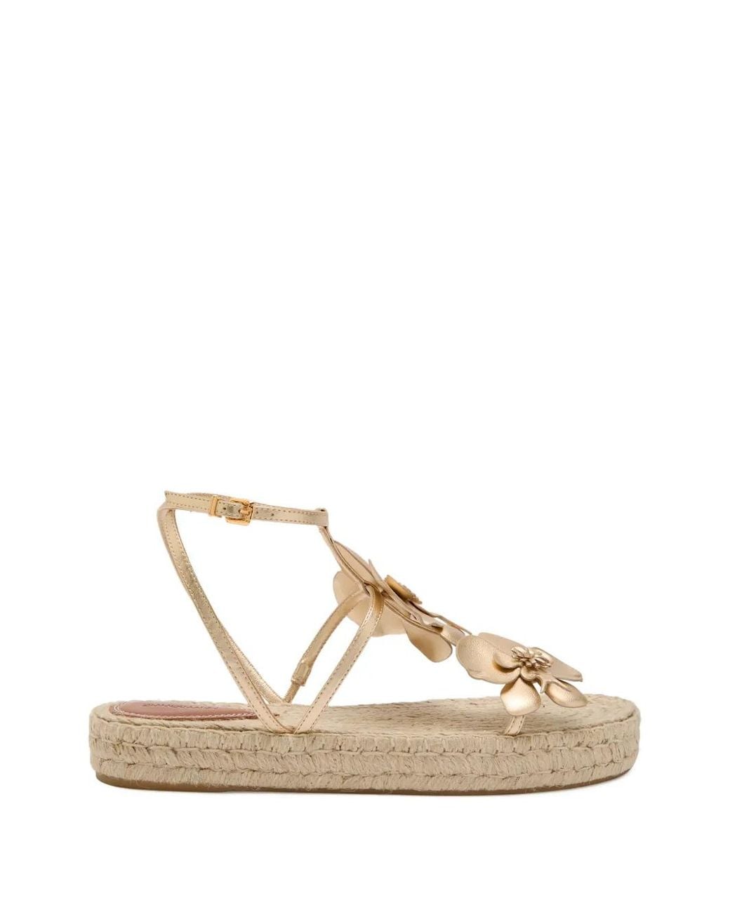 Zimmermann Natural Orchid Floral-Embellished Espadrilles