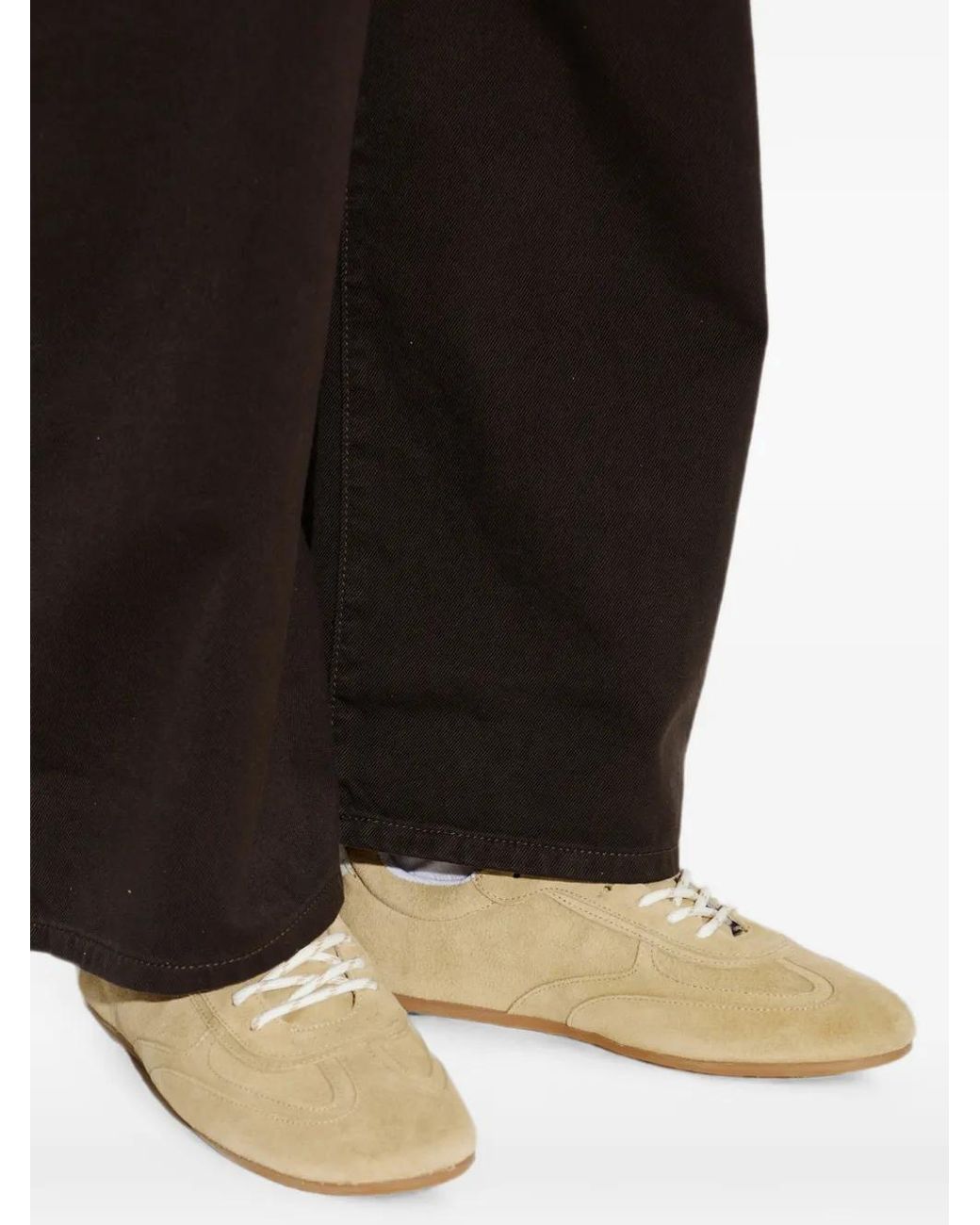 Alohas Natural Tb.24 Suede Sneakers
