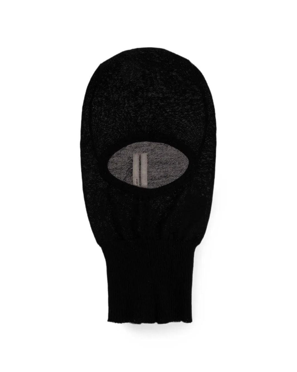Rick Owens Black Fine-Knit Cashmere Balaclava for men