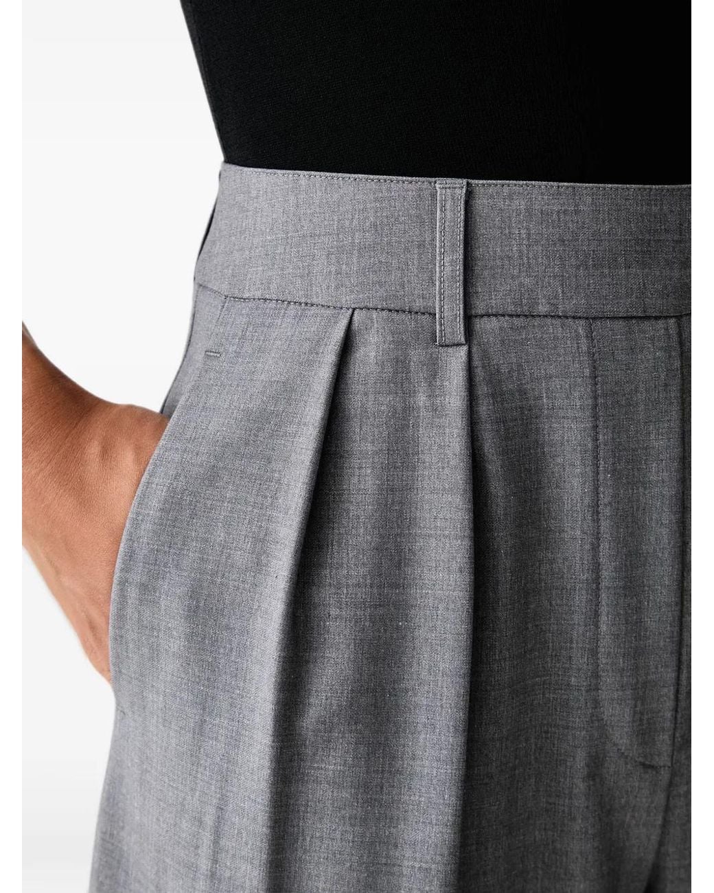 Sisley Black Pleated Jumpsuit