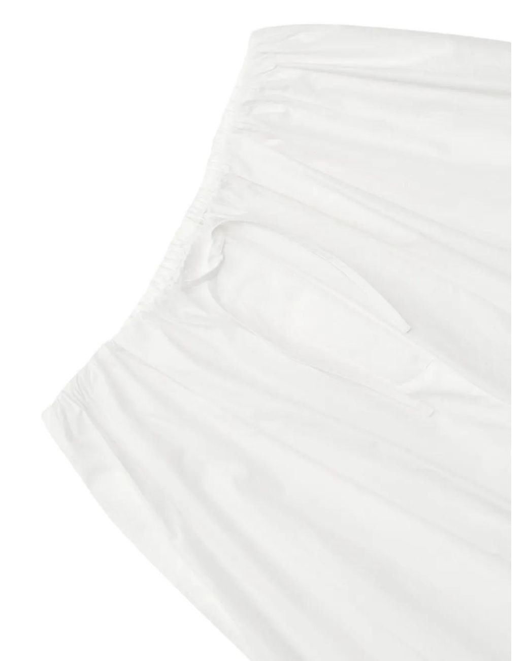 Amomento White Banding Wide-Leg Trousers