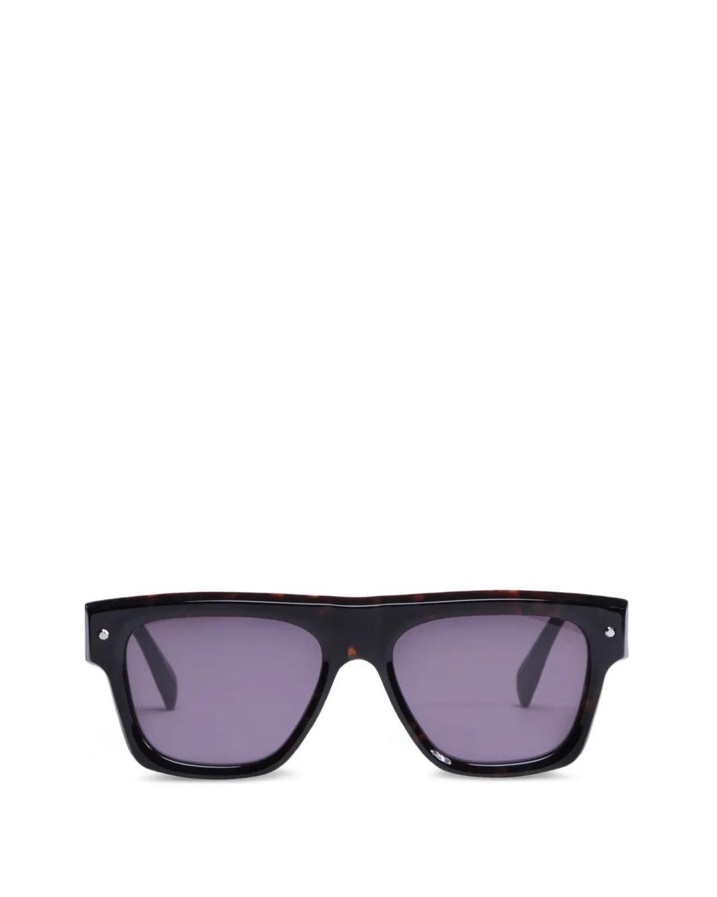 Viktor & Rolf Black Sonnenbrille Mit Eckigem Gestell