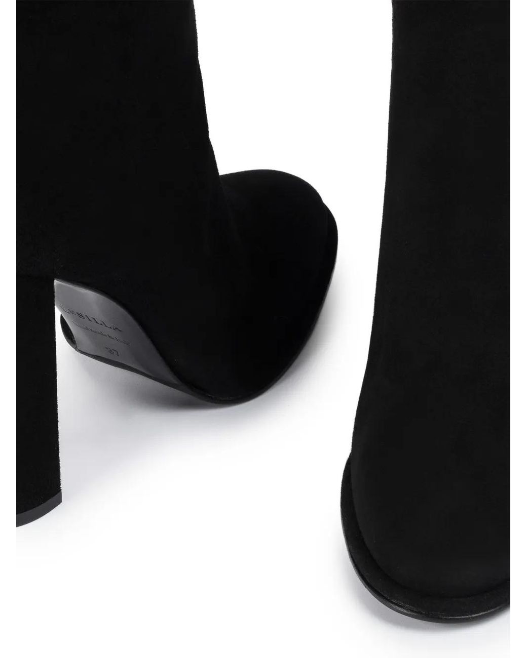 Le Silla Black Elsa Suede Knee-High Boots