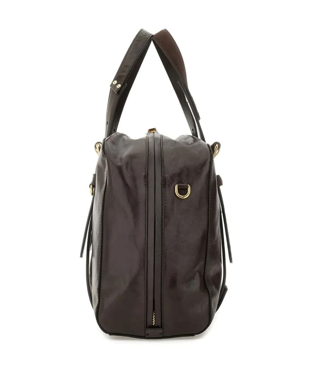 Moschino Black Distressed-Effect Tote Bag