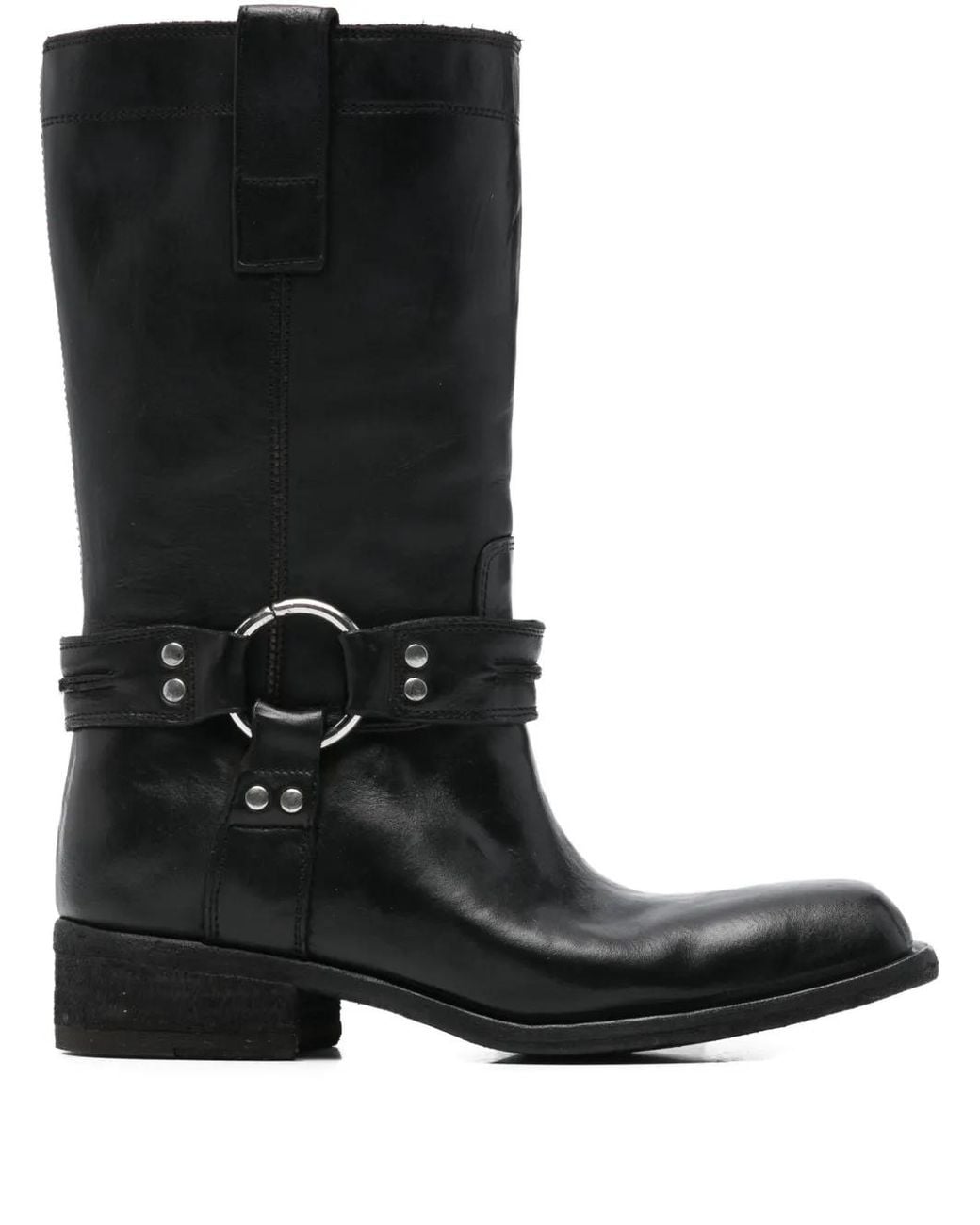 Fauzian Jeunesse Black Bottines À Détails De Clous 40 Mm