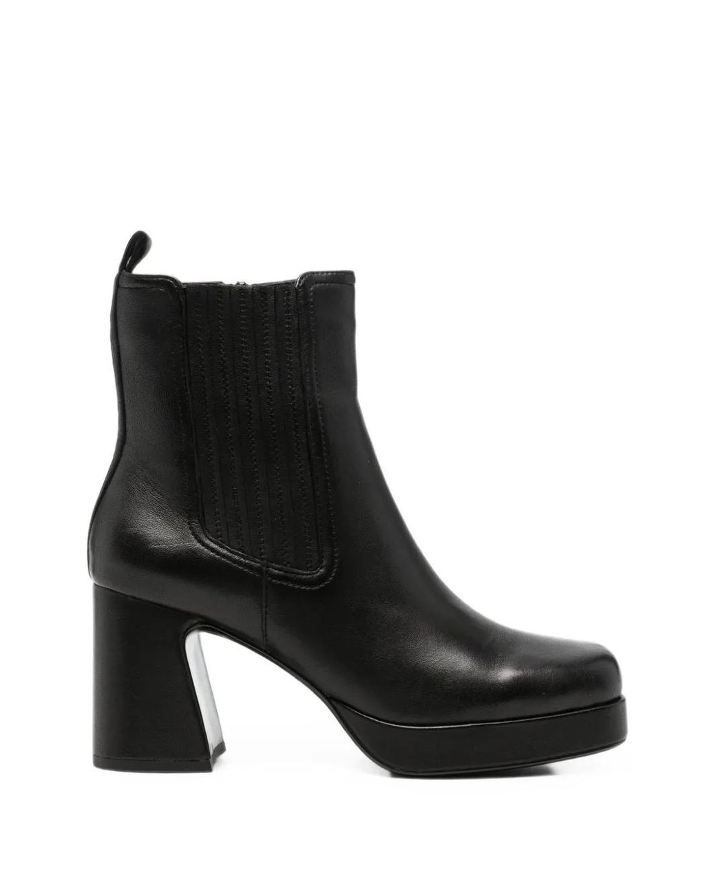 Bruno Premi Black Platform Ankle Boots