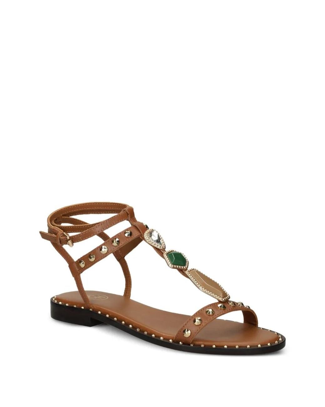 Ash Brown Penny Sandals