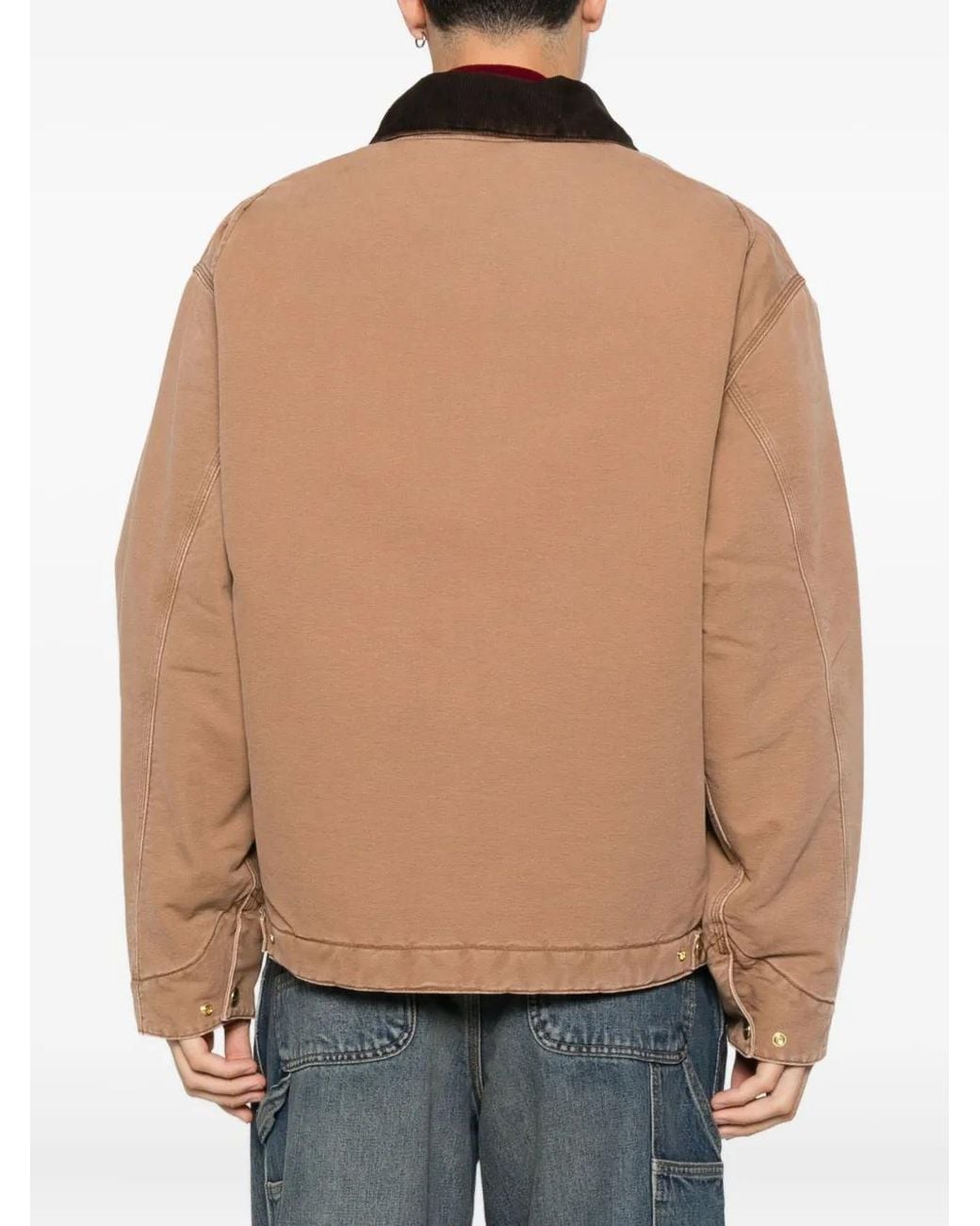 Carhartt Natural Og Detroit Corduroy-Collar Jacket for men