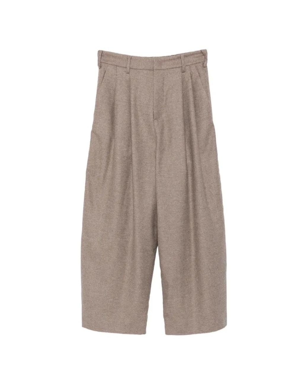 Susanne Bommer Gray Wide-Leg Trousers