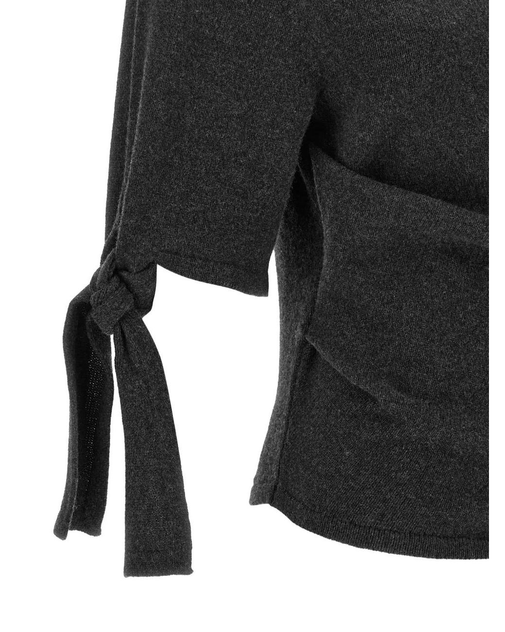 Jacquemus Black Haut The Fiocco En Maille