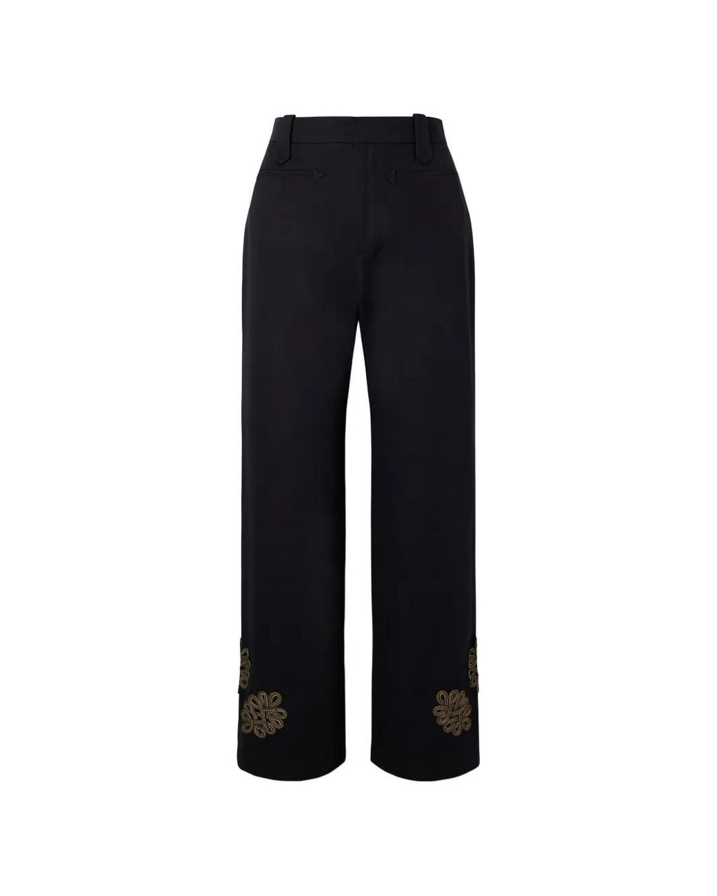 Bode Blue Straight-Leg Trousers