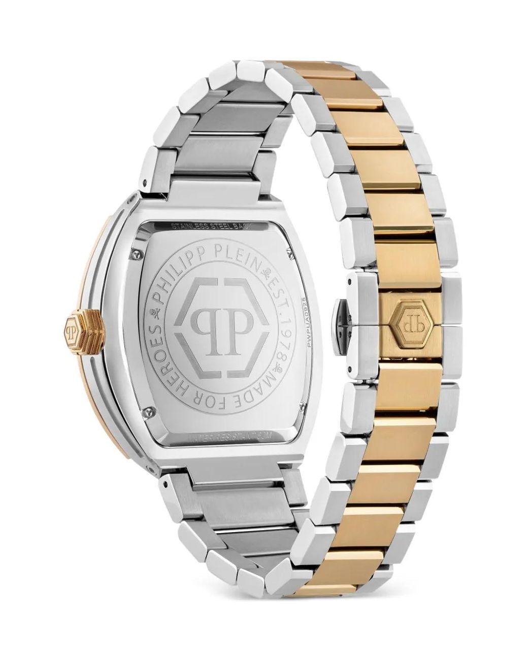 Philipp Plein Metallic The Hexagon Phantom 44Mm for men
