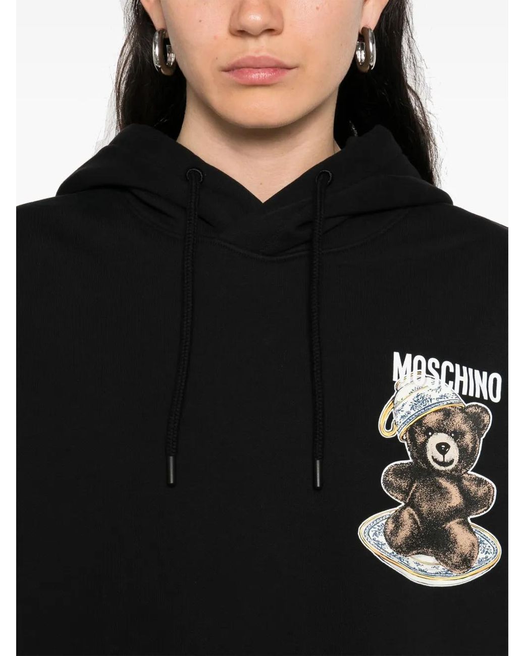 Moschino Black Bear Hoodie