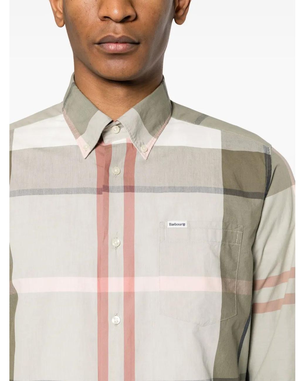 Barbour Green Harris Tartan-Checked Shirt for men