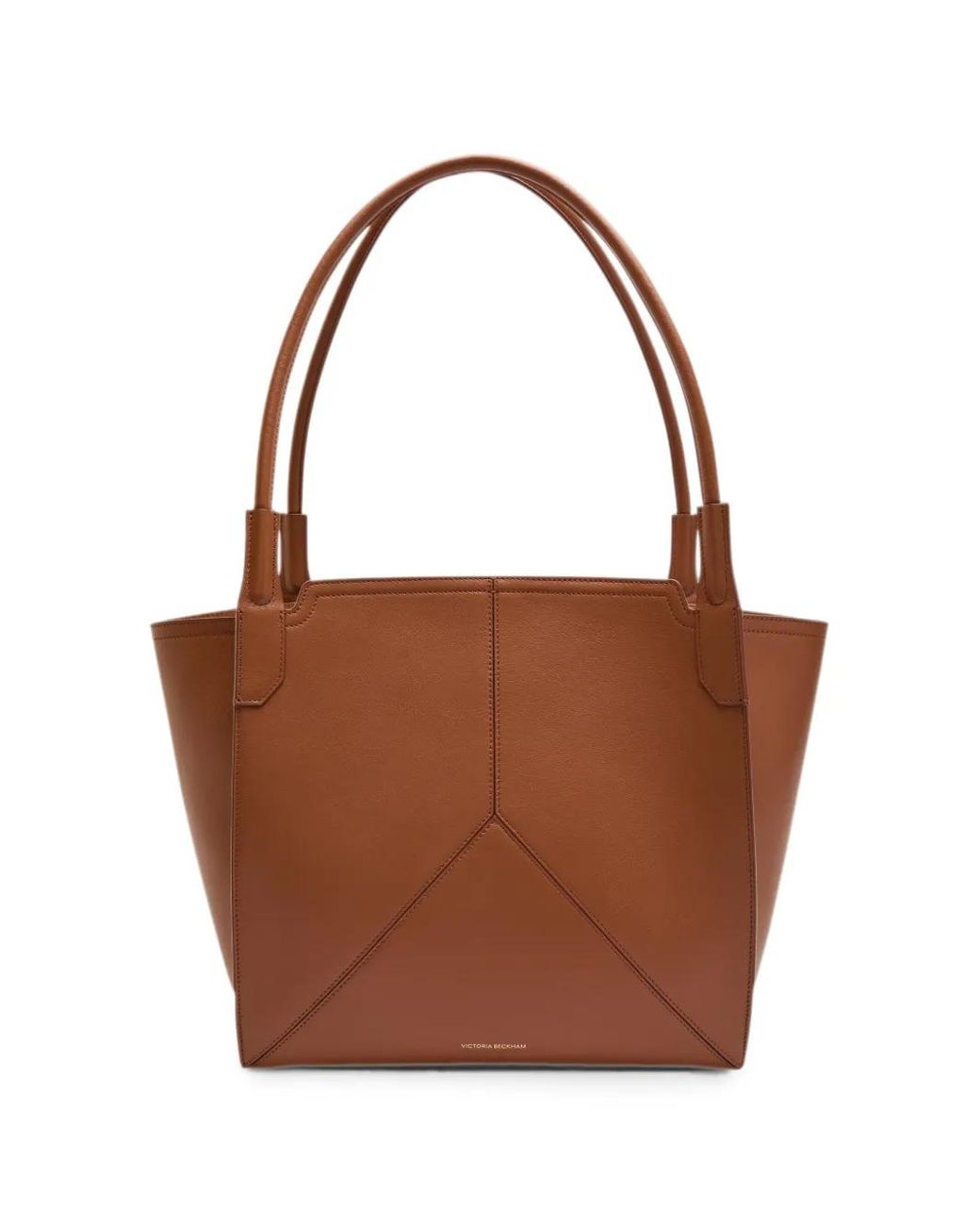 Victoria Beckham Brown Leather Tote Bag