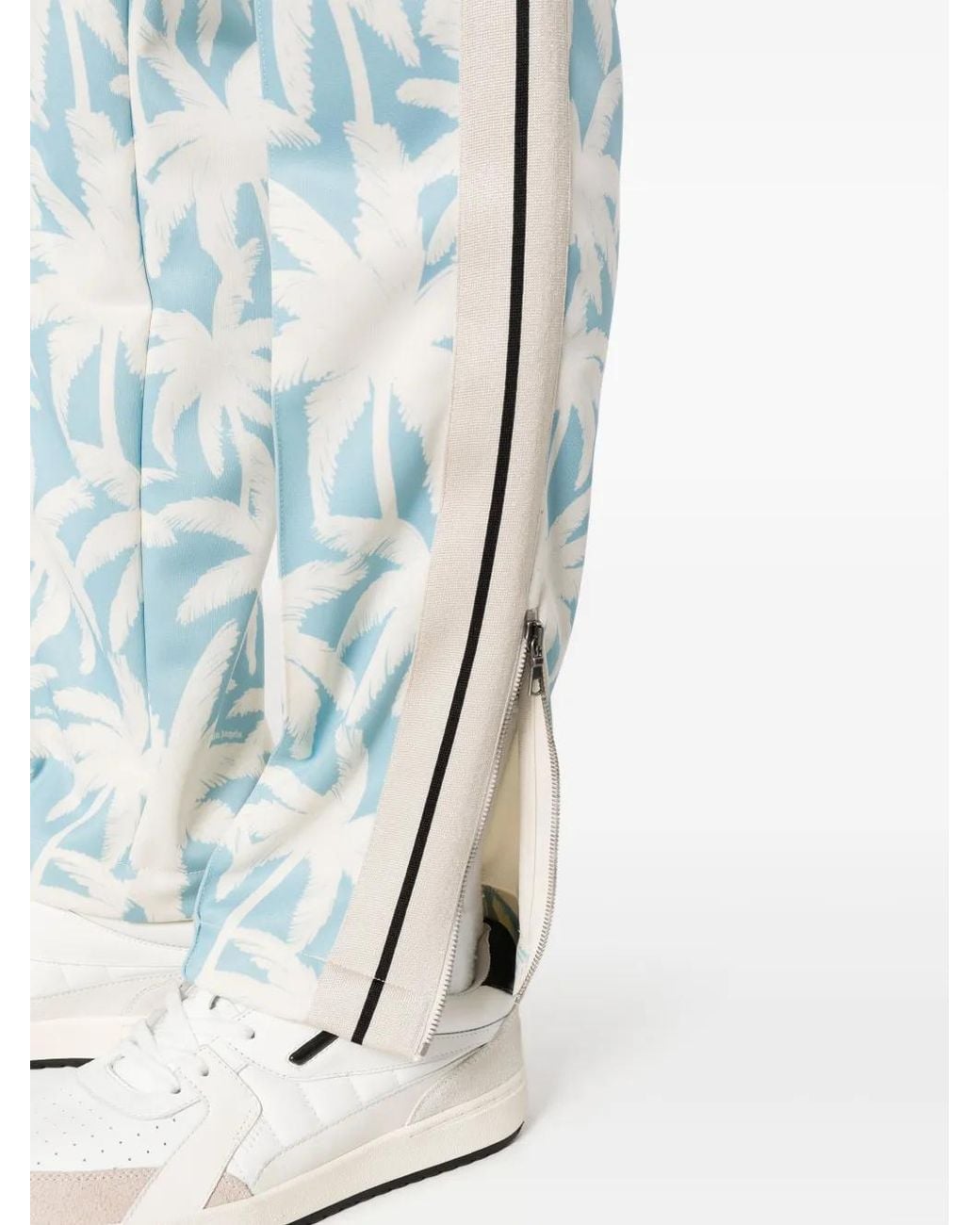 Palm Angels Blue Palms Track Pants for men