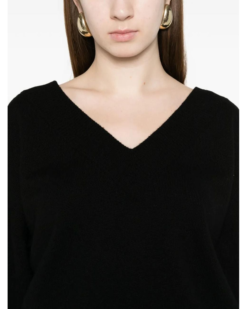 Tom Ford Black V-Neck Sweater
